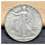 1942 W. Liberty Half Dollar AU50