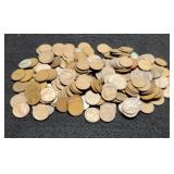 Lot w/ 340 Wheat Cents 1950
