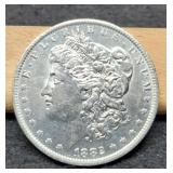 1882 O/S Morgan Dollar MS63
