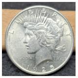 1925 Peace Dollar AU
