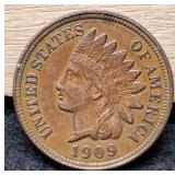 1909 Indian Head Cent XF