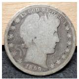 1899-S Barber Half Dollar