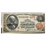 1896 $5 National Currency Note "St. Louis"