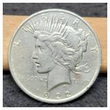 1922 Peace Dollar AU