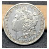 1884-S Morgan Dollar AU53
