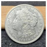 1921-D Morgan Dollar XF