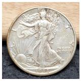 1944-D W. Liberty Half Dollar VF