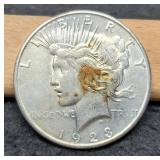 1923-S Peace Dollar XF