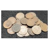 (30) Indian Head Cents Back To 1891