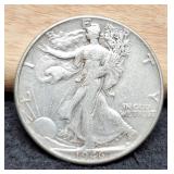 1946 W. Liberty Half Dollar F