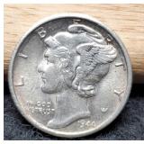 1944-S Mercury Dime MS65