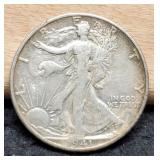 1941-D W. Liberty Half Dollar VF