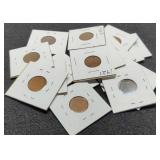 (17) Different L. Cents 1916-D - 1929-S