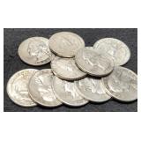 (10) Silver W. Quarters
