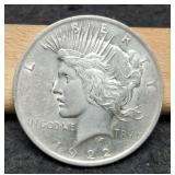 1922 Peace Dollar AU