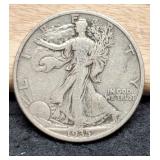 1935-S W. Liberty Half Dollar VG8