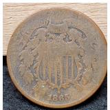 1865 Two Cent