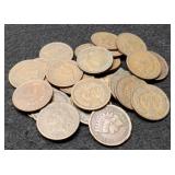 (28) Indian Head Cents Back To 1890