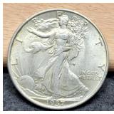 1937 W. Liberty Half Dollar MS60