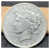 1922-D Peace Dollar XF