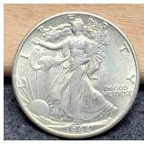 1944 W. Liberty Half Dollar AU58