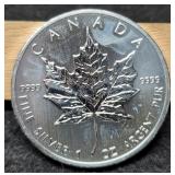 2013 1 Troy Oz. Silver Canada $5 Maple Leaf