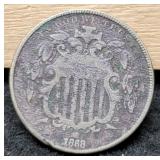 1868 Shield Nickel