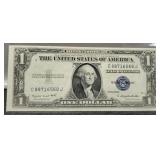 1935 G $1 Silver Certificate Note Unc.