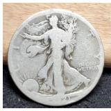 1921-S W. Liberty Half Dollar G4 w/ 2 Digits