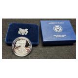 2011 Proof Silver Eagle w/ Case & COA