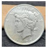 1923 Peace Dollar AU