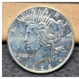 1926-S Peace Dollar AU