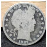 1897 Barber Half Dollar