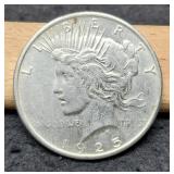 1925 Peace Dollar AU