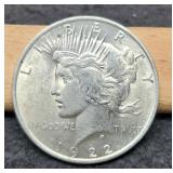 1922 Peace Dollar BU