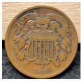 1864 Two Cent