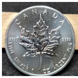 2013 1 Troy Oz. Silver Canada Maple Leaf