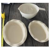 Stoneware Oval Dishes, Ikea Bowl