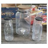 Sun Tea Jar and Water Decanters