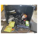 Tote Full of Electronics Cords
