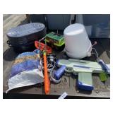 Lava Rock, Minnow Bucket, Squirt Gun