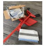 Broom, Dustpan, Shark Mopheads