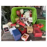 Tote of Christmas Ornaments