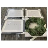 New Picture Frames and Wreath