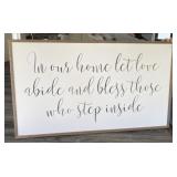 24" x 42" Home Decor Sign