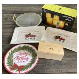 Candles and Party Trays