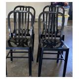 4 - Metal Dinette Chairs