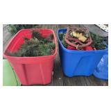 2 - Totes of Christmas Greenery
