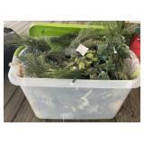 Tote of Christmas Greenery
