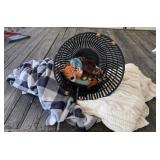 Basket of Dog Toys, Blankets